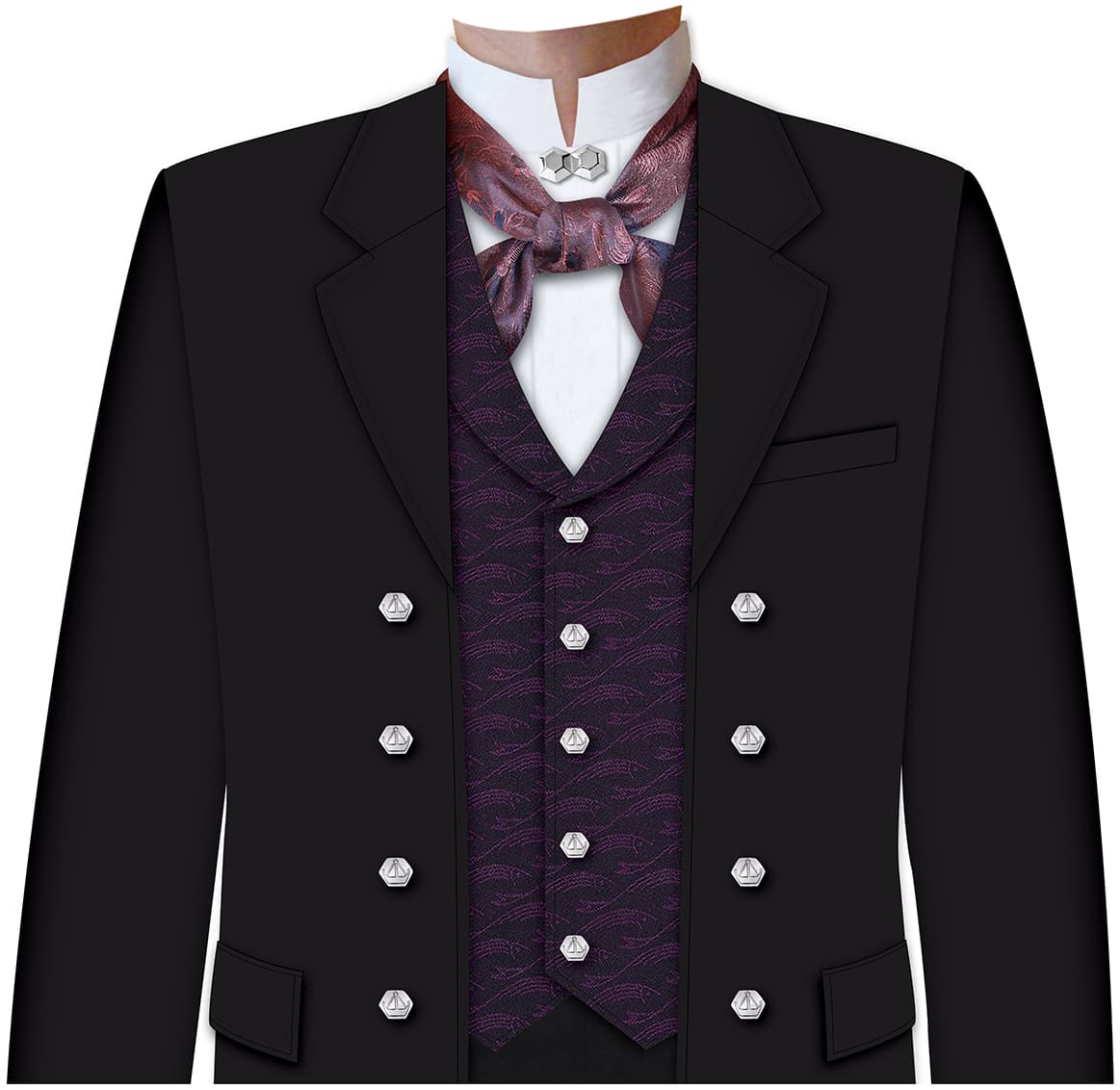 Hvalerdrakt_mann-SvartLilla-vest_detalj.jpg